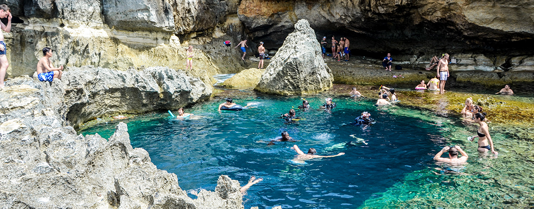 マルタでの水泳