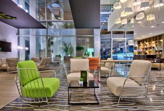 ヴァレンティーナホテルのロビーエリア